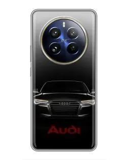 Чохол для Realme 12 Pro з картинкою «Audi — градієнтний контур»