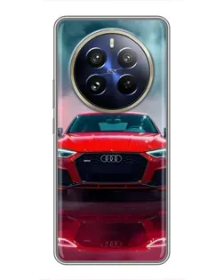 Чохол для Realme 12 Pro з картинкою «Audi RS — червоний стиль»