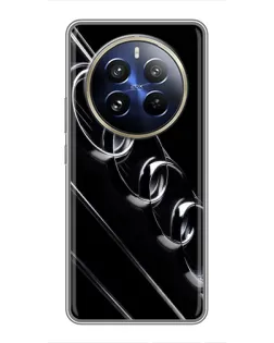 Чохол для Realme 12 Pro з картинкою «Audi — абстрактні кільця»