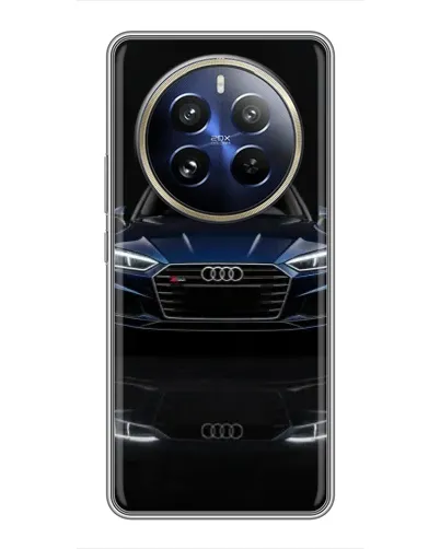 Чохол для Realme 12 Pro з картинкою «Audi — нічне відображення» Чохол для Realme 12 Pro з картинкою «Audi — нічне відображення»