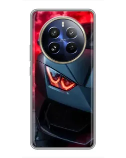 Чохол для Realme 12 Pro з картинкою «Lamborghini червоне сяйво»
