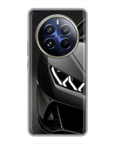 Чохол для Realme 12 Pro з картинкою «Lamborghini фари деталізація»