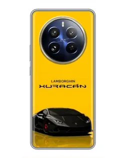 Чохол для Realme 12 Pro з картинкою «Lamborghini Huracan чорний»