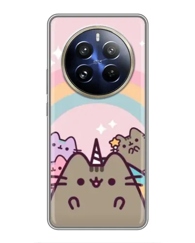 Чохол для Realme 12 Pro з картинкою «Єдиноріг Pusheen»