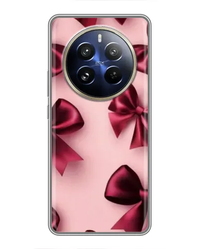 Чохол для Realme 12 Pro з картинкою «Бордовий атлас» Чохол для Realme 12 Pro з картинкою «Бордовий атлас»