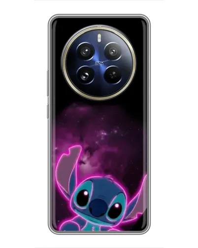 Чехол для Realme 12 Pro с картинкой «Неоновый Stitch»