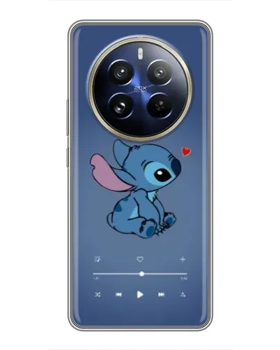 Чехол для Realme 12 Pro с картинкой «Музыкальный Stitch»