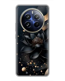 Чохол для Realme 12 Pro з картинкою «Чорний лотос» Чохол для Realme 12 Pro з картинкою «Чорний лотос»