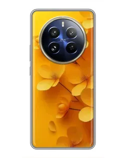 Чохол для Realme 12 Pro з картинкою «Золоті пелюстки» Чохол для Realme 12 Pro з картинкою «Золоті пелюстки»