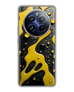 Чохол для Realme 12 Pro з картинкою «Рідке жовте золото»