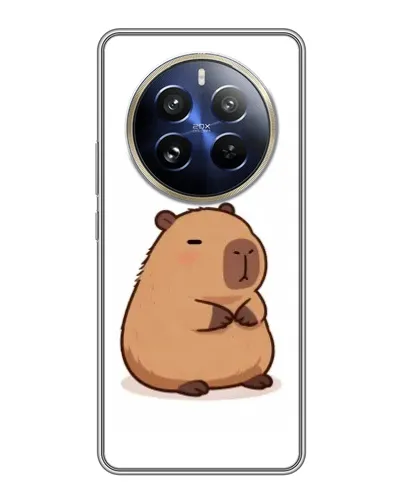 Чохол для Realme 12 Pro з картинкою «Товстенька капібара»