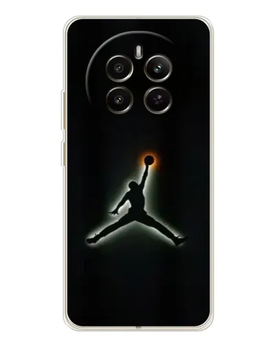 Чехол для Realme 12 с картинкой «Jordan Gradient Logo»