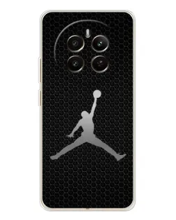 Чехол для Realme 12 с картинкой «Jordan Dark Carbon»