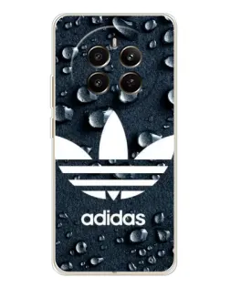Чехол для Realme 12 с картинкой «Adidas Trefoil Blue»