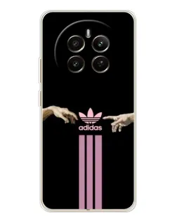 Чехол для Realme 12 с картинкой «Adidas Hands»