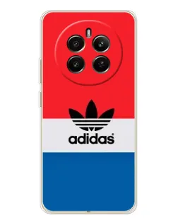 Чехол для Realme 12 с картинкой «Ретро блоки Adidas»