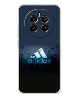 Чехол для Realme 12 с картинкой «Adidas Water Drops»