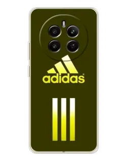 Чехол для Realme 12 с картинкой «Оливковый градиент Adidas»