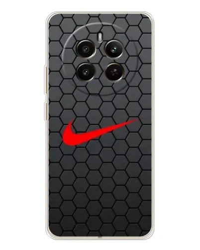 Чехол для Realme 12 с картинкой «Nike — карбоновая сетка» Чехол для Realme 12 с картинкой «Nike — карбоновая сетка»