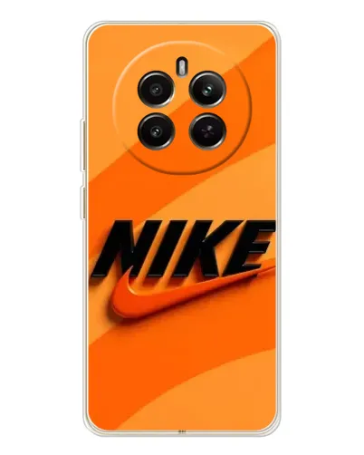Чехол для Realme 12 с картинкой «Оранжевый драйв Nike» Чехол для Realme 12 с картинкой «Оранжевый драйв Nike»
