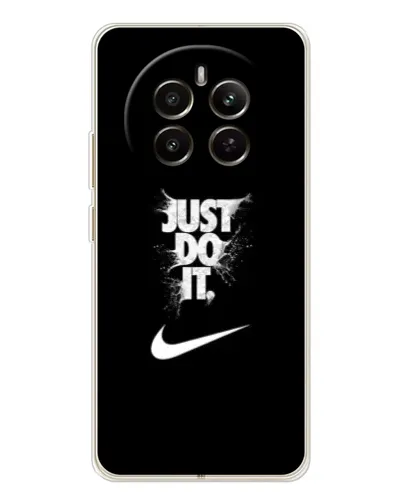 Чехол для Realme 12 с картинкой «Текстовый принт Nike» Чехол для Realme 12 с картинкой «Текстовый принт Nike»