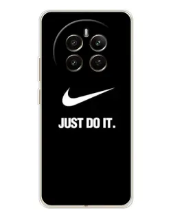 Чехол для Realme 12 с картинкой «Классический принт Nike»