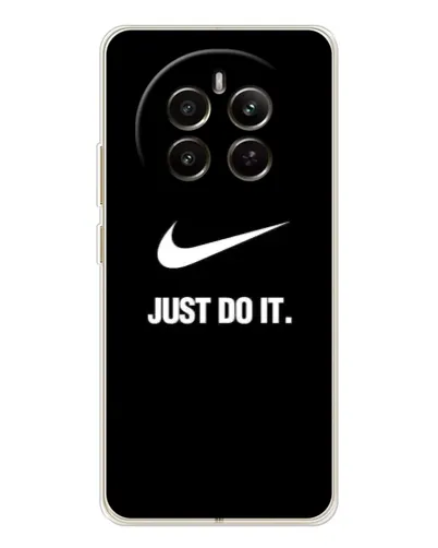 Чехол для Realme 12 с картинкой «Классический принт Nike» Чехол для Realme 12 с картинкой «Классический принт Nike»