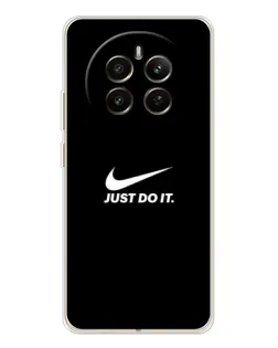 Чехол для Realme 12 с картинкой «Минимализм от Nike»
