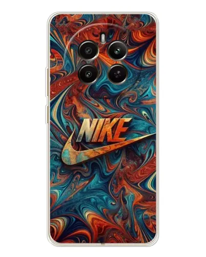 Чехол для Realme 12 с картинкой «Nike в абстракции» Чехол для Realme 12 с картинкой «Nike в абстракции»
