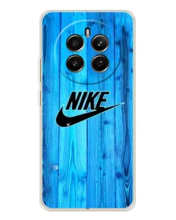 Чехол для Realme 12 с картинкой «Голубое дерево Nike»