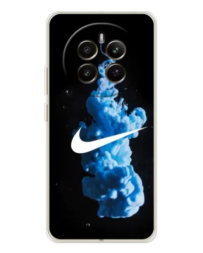 Чехол для Realme 12 с картинкой «Nike и синий дым» Чехол для Realme 12 с картинкой «Nike и синий дым»