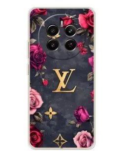 Чехол для Realme 12 с картинкой «Цветочный Louis Vuitton»