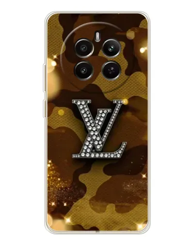Чехол для Realme 12 с картинкой «Камуфляжный Louis Vuitton»