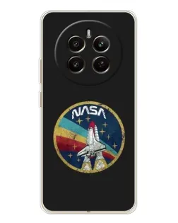 Чехол для Realme 12 с картинкой «NASA — эмблема миссии»