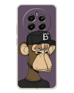Чехол для Realme 12 с картинкой «Bored Ape в кепке»