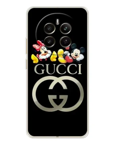 Чехол для Realme 12 с картинкой «Gucci — герои Disney» Чехол для Realme 12 с картинкой «Gucci — герои Disney»
