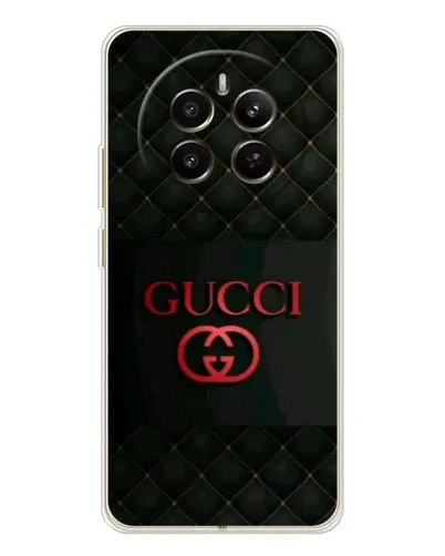 Чехол для Realme 12 с картинкой «Gucci — стеганый черный» Чехол для Realme 12 с картинкой «Gucci — стеганый черный»