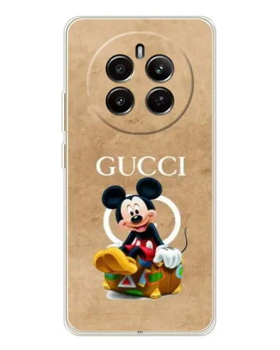 Чехол для Realme 12 с картинкой «Микки Маус Gucci — крафт» Чехол для Realme 12 с картинкой «Микки Маус Gucci — крафт»