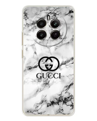 Чехол для Realme 12 с картинкой «Gucci — мраморный шик» Чехол для Realme 12 с картинкой «Gucci — мраморный шик»