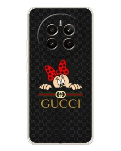 Чехол для Realme 12 с картинкой «Минни Маус Gucci — черный» Чехол для Realme 12 с картинкой «Минни Маус Gucci — черный»