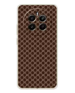 Чохол для Realme 12 з картинкою «Gucci — шоколадна сітка»