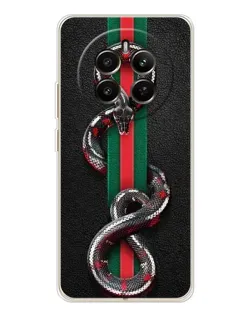 Чохол для Realme 12 з картинкою «Gucci — змія на смузі»