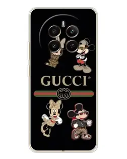 Чохол для Realme 12 з картинкою «Gucci — герої Disney та монограма»