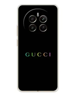 Чохол для Realme 12 з картинкою «Gucci — неоновий мінімалізм»