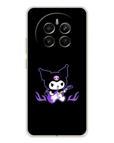Чехол для Realme 12 с картинкой «Электрическая Kuromi»