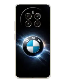Чохол для Realme 12 з картинкою «BMW — неонове сяйво»