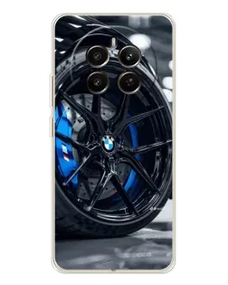 Чохол для Realme 12 з картинкою «Колесо BMW зблизька»