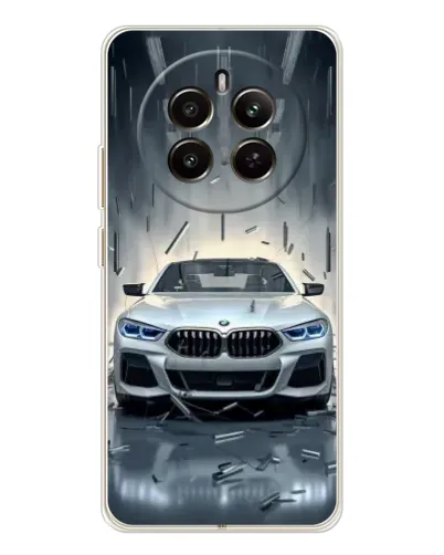 Чохол для Realme 12 з картинкою «BMW у світлі фар»