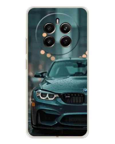 Чохол для Realme 12 з картинкою «BMW у вогнях міста»