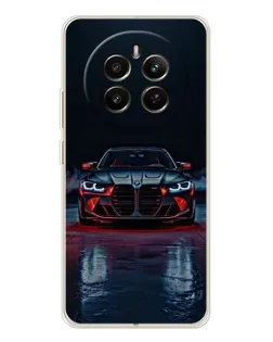 Чохол для Realme 12 з картинкою «BMW на мокрій дорозі»